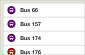 Bus services and arrival times